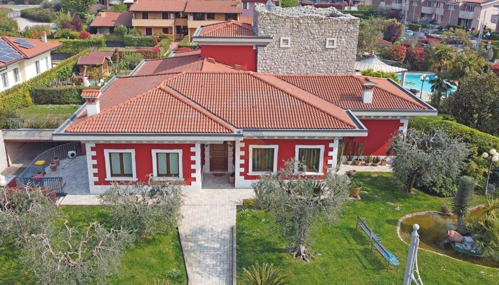 Private Luxury Villa With Pool Moniga del Garda Bagian luar foto
